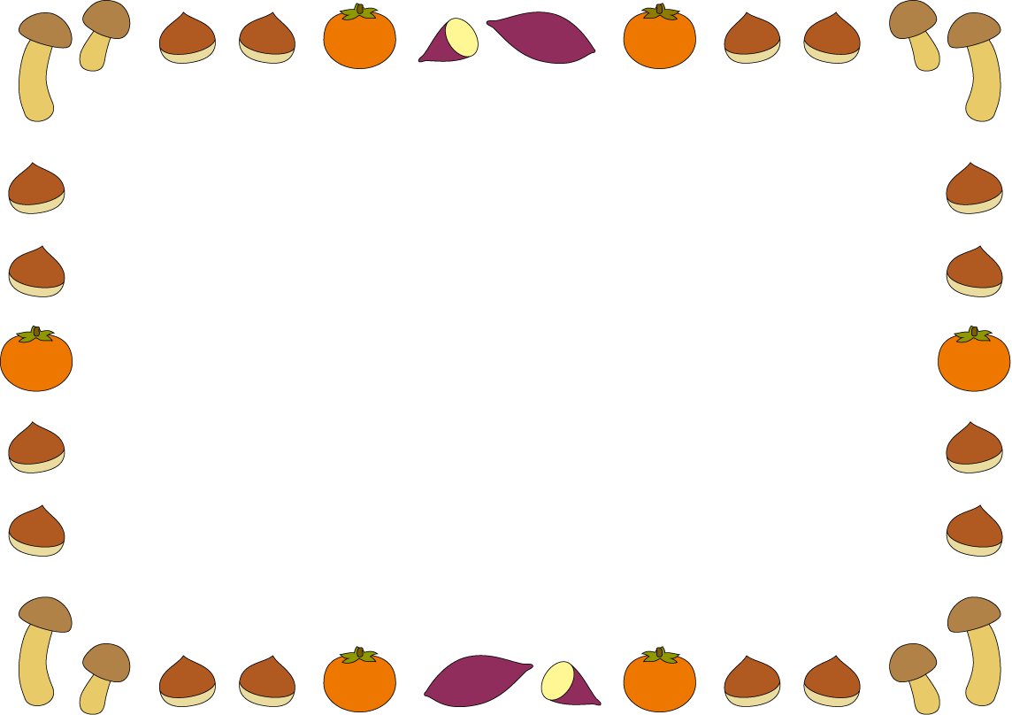 季節の飾り枠秋のフレーム Ill Frame F03a Pngダウンロードページ 無料ビジネスイラスト素材のビジソザ