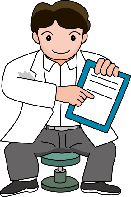 医療医師 Docter01 A02 Pngダウンロードページ 無料ビジネスイラスト素材のビジソザ