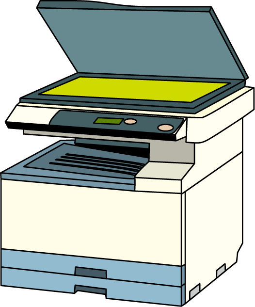 Oa機器プリンター Printer A01 Pngダウンロードページ 無料ビジネスイラスト素材のビジソザ