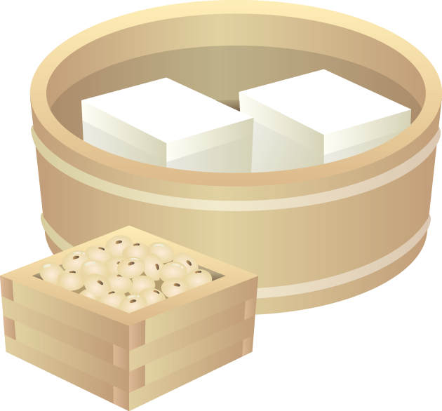 豆腐の日のイラスト