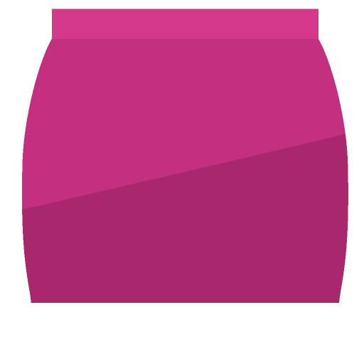 赤紫色のタイトミニスカートのイラスト
