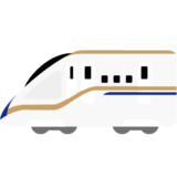 電車アイコンno02 新幹線 ビジソザ